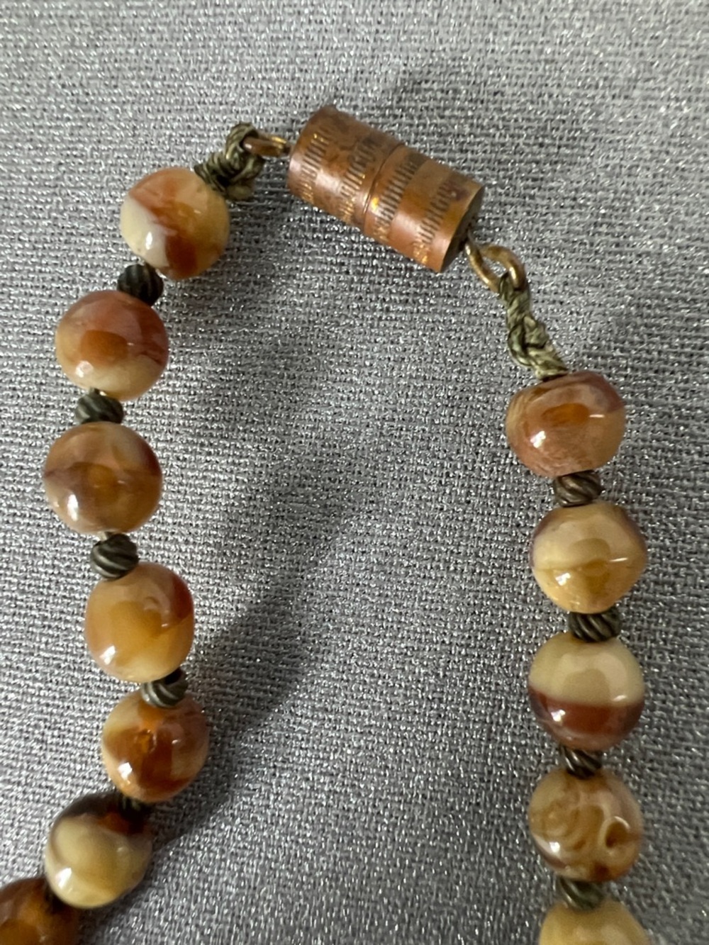 Brown Agate Bead 8.5” Necklace - Women Jewelry - Picture 6 of 12